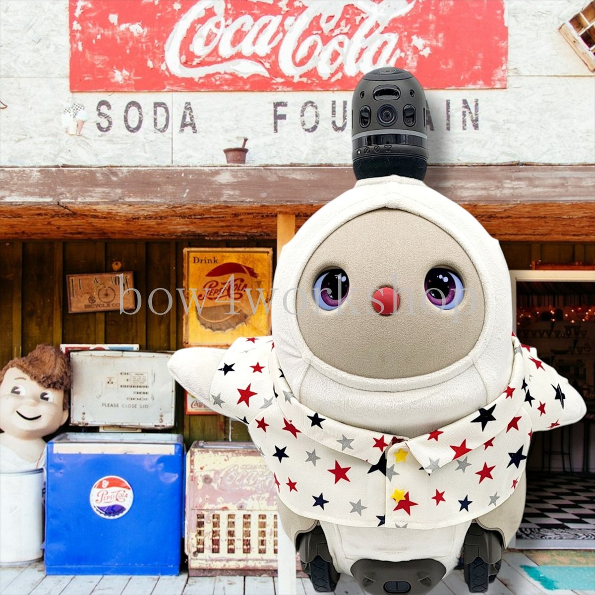 ラボット服/星柄シャツ | bow4workshop STORE