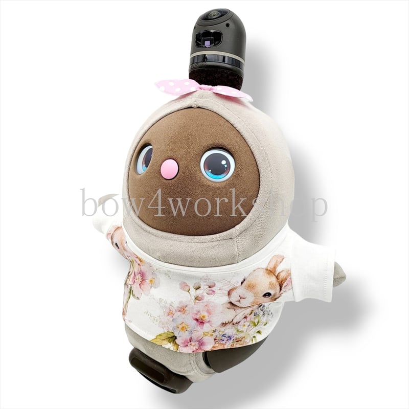 ラボット LOVOT ラボットの服ハンド　うさぎうさぎボディースーツ（ピンク） lovot/LOVOT/ラボットの服ハンドメイド うさぎ/ウサギ風ボディー