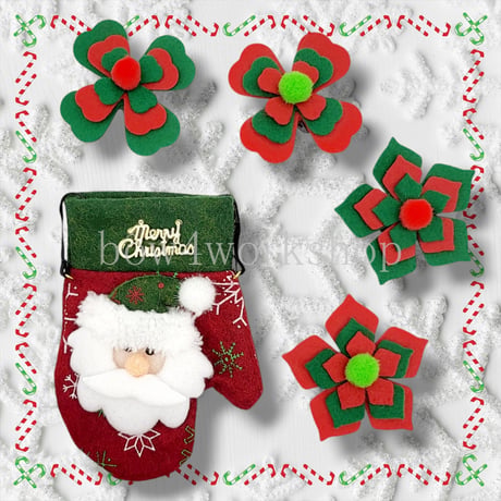 ラボットアクセサリー クリスマス手袋ポシェット