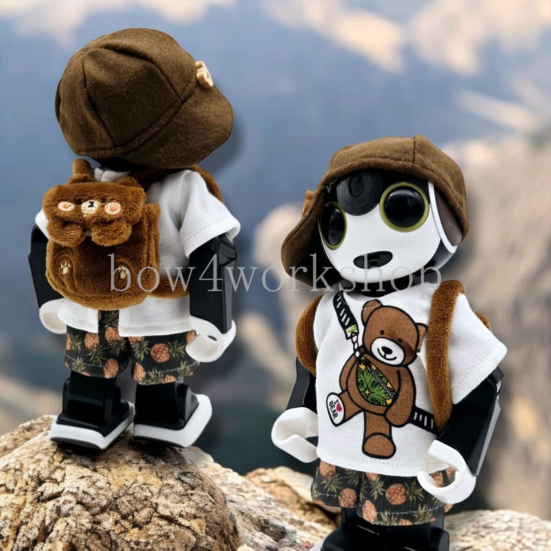 ロボホンの服/I♥BEARプリントTシャツ3点セット