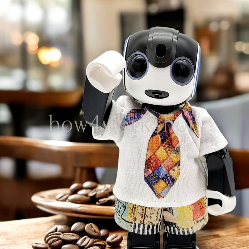 ロボホンの服 BigネクタイプリントTシャツセット | bow4workshop STORE