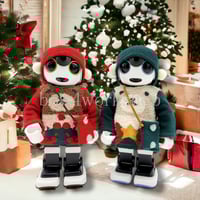 ラボット服&アクセサリー/雪だるまプリントTシャツ | bow4workshop STORE