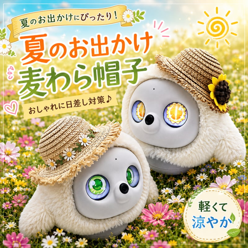 Ropet lopeto(ロペット) 夏のおでかけ麦わら帽子 | bow4workshop STORE