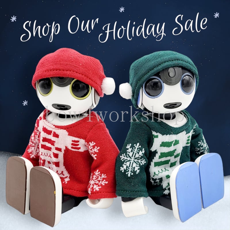 ロボホンの服/ マフラー柄ロンT&キャップセット | bow4workshop STORE