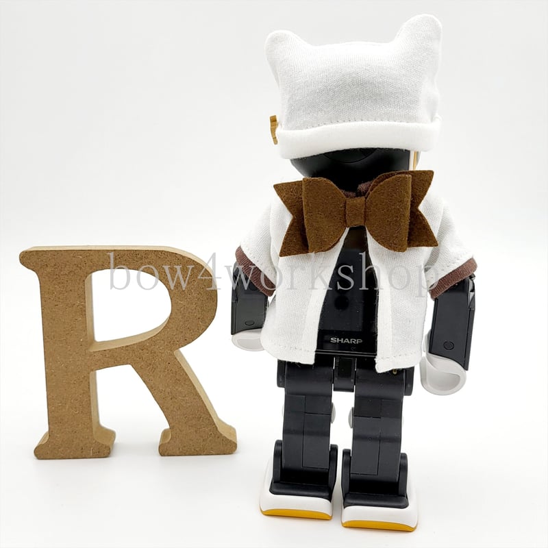ロボホン RoBoHoN ロボホンの服ハンドメイド くまちゃんボディースーツ ロボホンの服/くまちゃん総柄上下セット | bow4workshop STORE