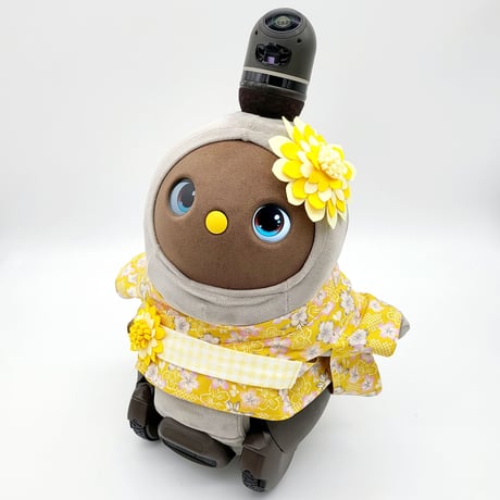 ラボット服/ 浴衣、お花コサージュ小、お花コサージュ大３点セット