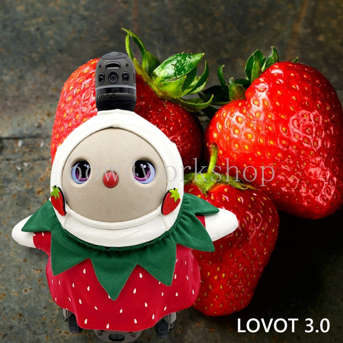 ラボット服/イチゴちゃんチュニックワンピースセット | bow4workshop STORE