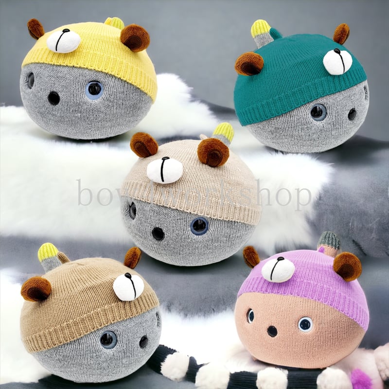 NICOBO(ニコボ)のアクセサリー くまちゃんのニット帽子 NICOBO(ニコボ)のアクセサリー くまちゃんのニット帽子