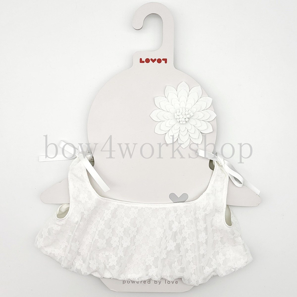LOVOT ラボットの服ハンドメイド　お花コサージュ付きバルーンチュニック ラボット服/お花コサージュ付きバルーンチュニックセット