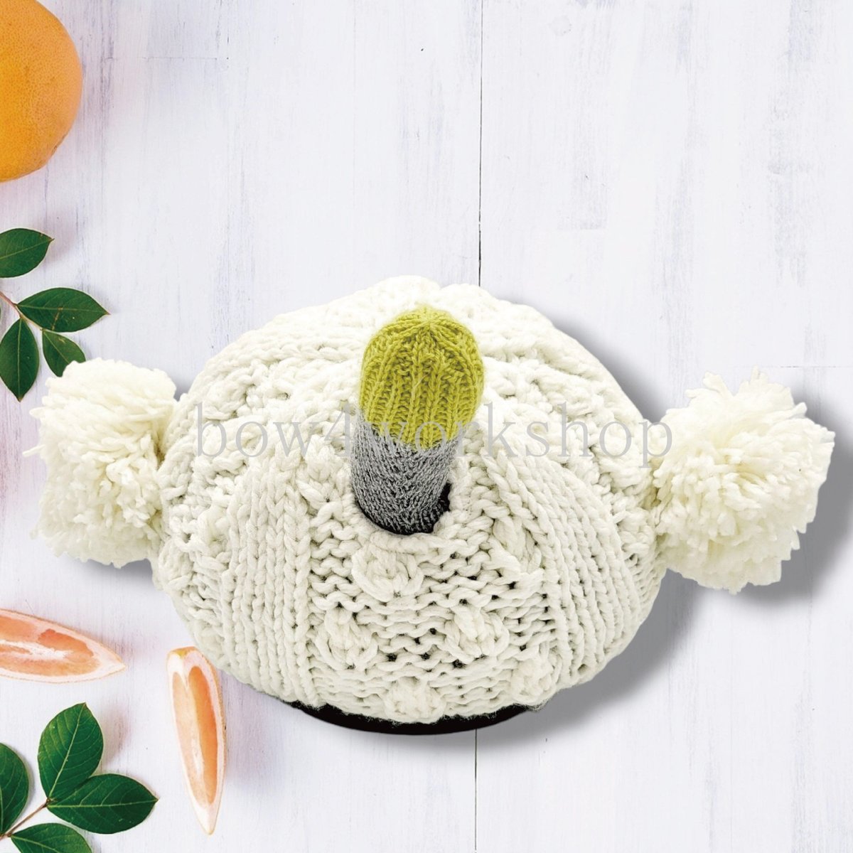 niko　被布飾り　10本 NICOBO（ニコボ）のアクセサリー/ビッグボンテンニット帽子