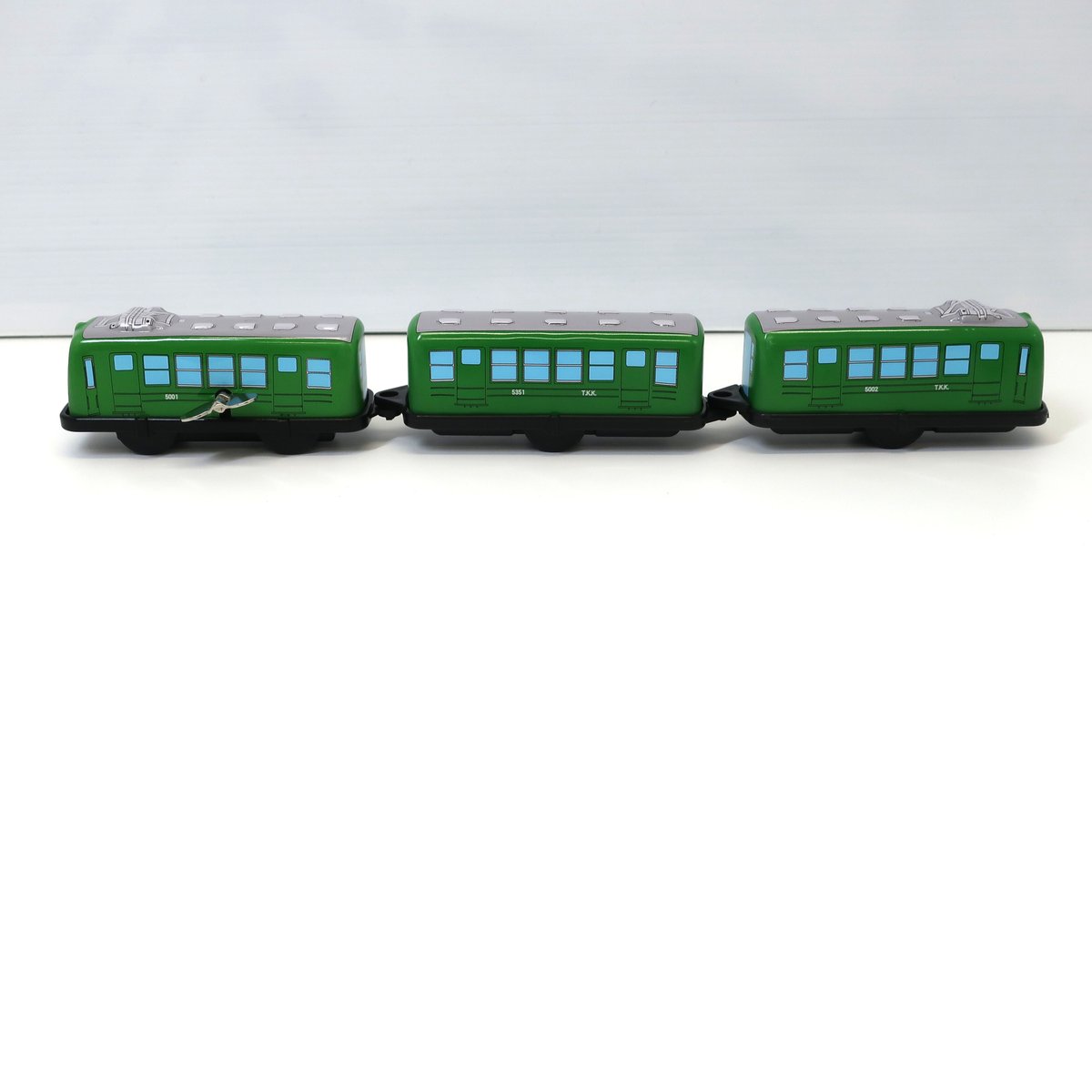東京急行電鉄5000系(初代)ブリキ製ゼンマイ動力電車3両セット 東京急行電鉄5000系(初代)ブリキ製ゼンマイ動力電車3両セット