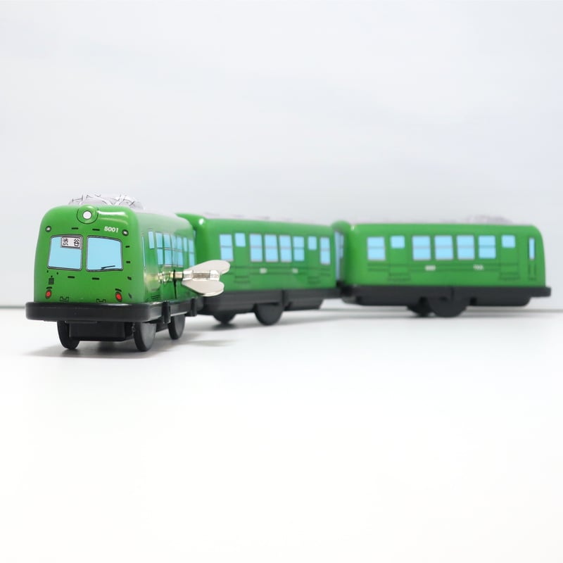 東京急行電鉄5000系(初代)ブリキ製ゼンマイ動力電車3両セット 東京急行電鉄5000系(初代)ブリキ製ゼンマイ動力電車3両セット