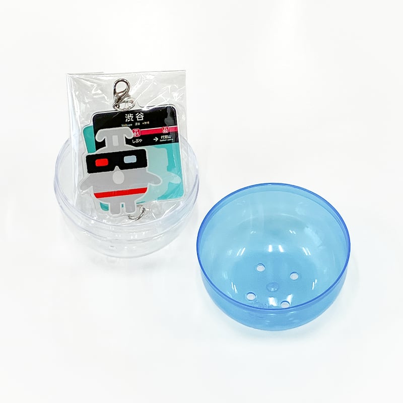 カプセルトイ／単品】 のるるんつながるアクリルチャーム（5種ランダム