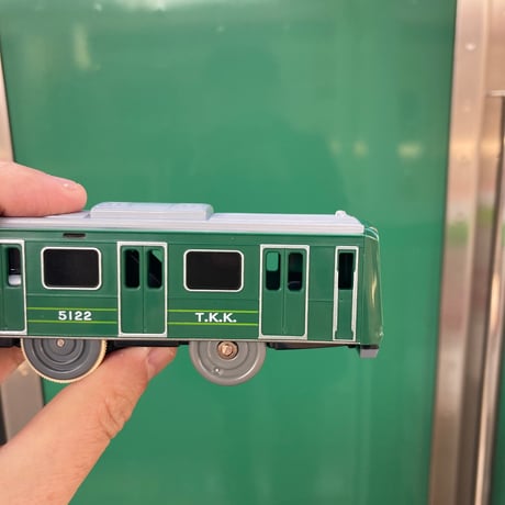 オリジナルプラレール 東急電鉄 東横線ラッピング電車（青ガエル）