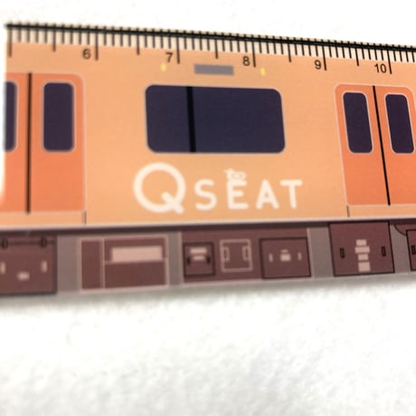 東急電鉄6020系Q SEAT車両アクリル定規
