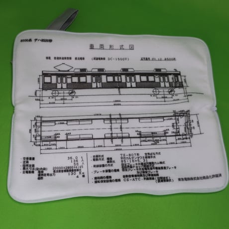 折りたたみ傘カバー 東急電鉄8500系