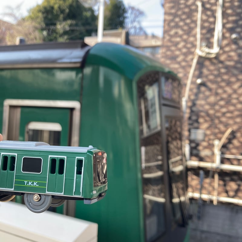 オリジナルプラレール 東急電鉄 東横線ラッピング電車(青ガエル オリジナルプラレール 東急電鉄 東横線ラッピング電車(青ガエル