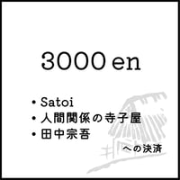 3000円決済