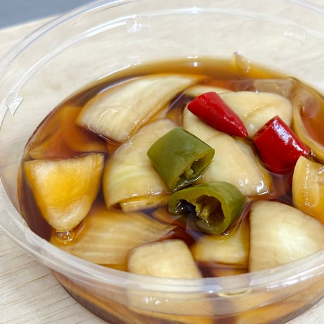 【ミン家のチャンアチ(玉ねぎ酢醤油漬)】（税込5,000円以上送料無料）
