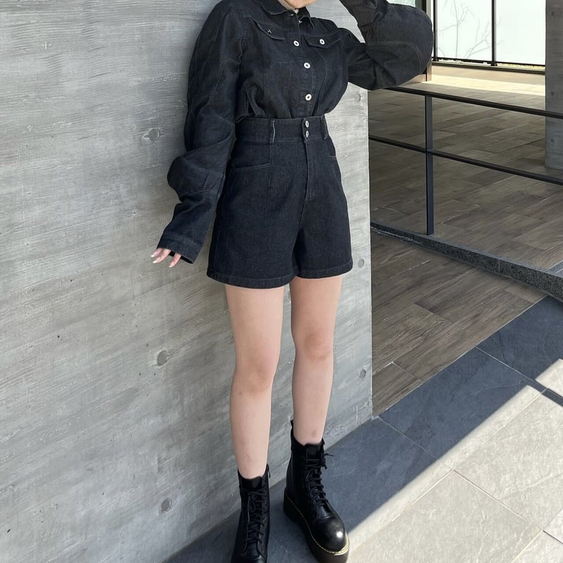 AYRR デニムセットアップ　ブラック DENIM SETUP【235-A001】 black | AYRR