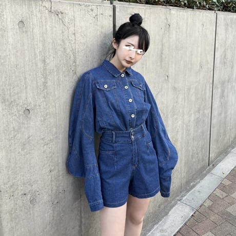 DENIM SETUP【9】blue