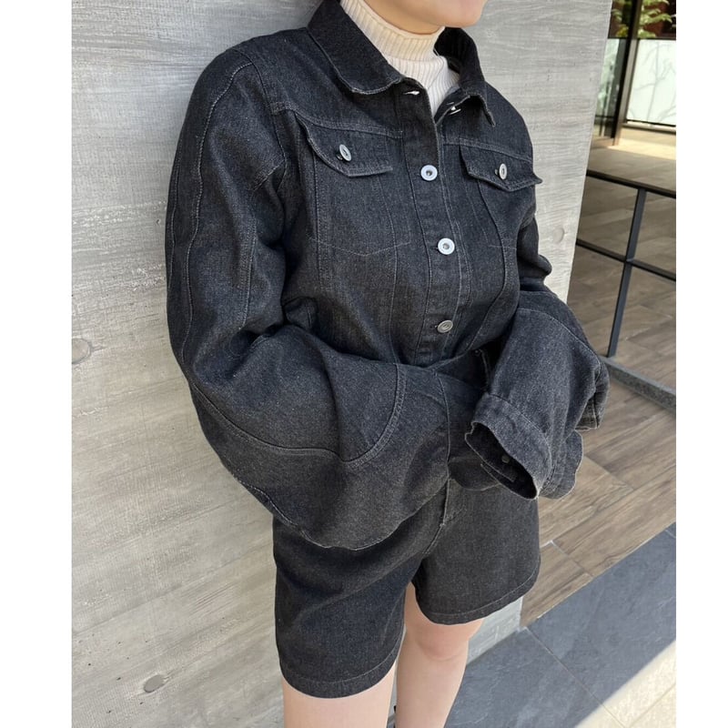 DENIM SETUP【235-A001】 black | AYRR DENIM SETUP【235-A001】 black | AYRR