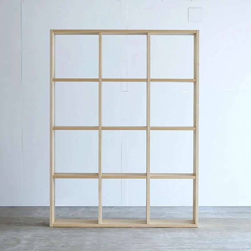 杉工場 木と風 シェルフ1420 幅107cm×奥行25cm×高さ142cm | Interi