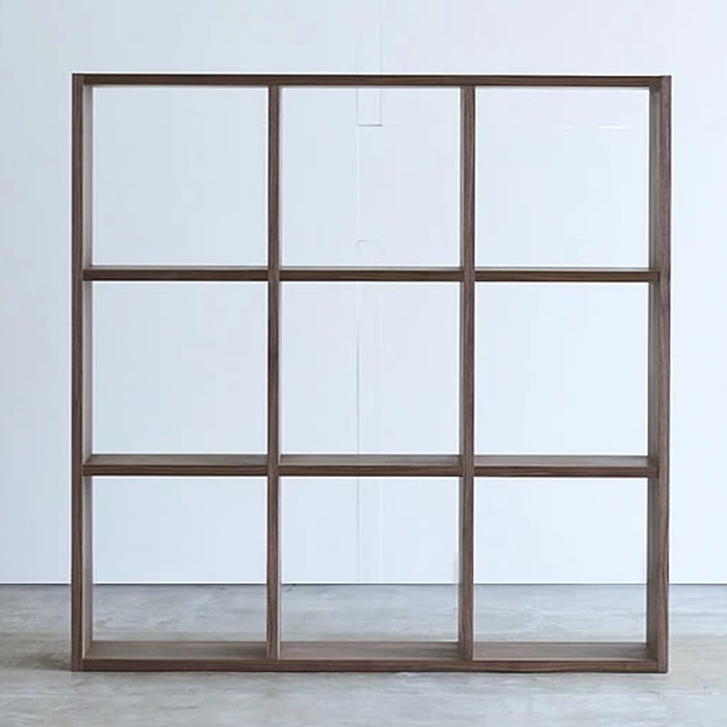 杉工場 木と風 シェルフ1070 幅107cm×奥行25cm×高さ107cm | Interi