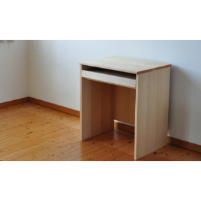 木製デスク デスク 木製 W 120 × D 53 × H 72 スリム 引出し付き ウッド