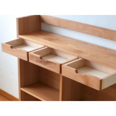 杉工場 KUKKA クッカ シェルフ(アルダー)幅100 天然木 杉工場 学習デスク 幅100cm クッカ アルダー材 机 日本製 子供机