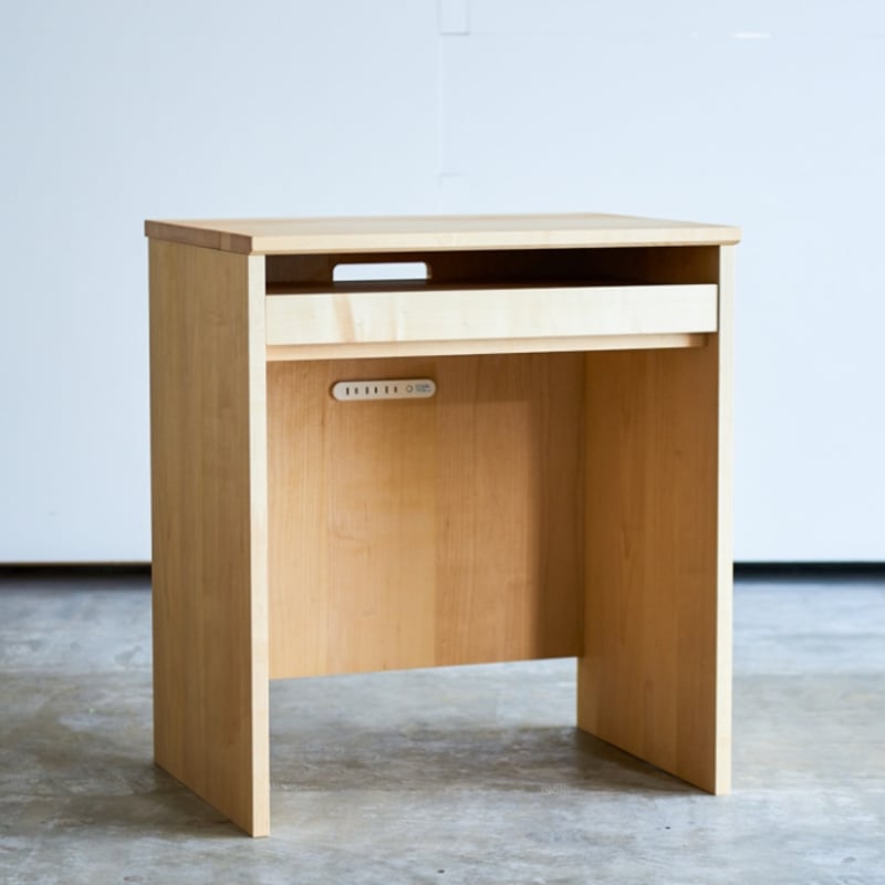 杉工場 木と風 PCデスク メープル 幅64cm×奥行48cm×高さ72cm
