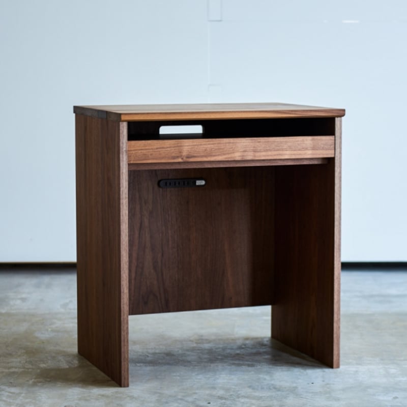 杉工場 木と風 PCデスク ウォルナット 幅64cm×奥行48cm×高さ72cm