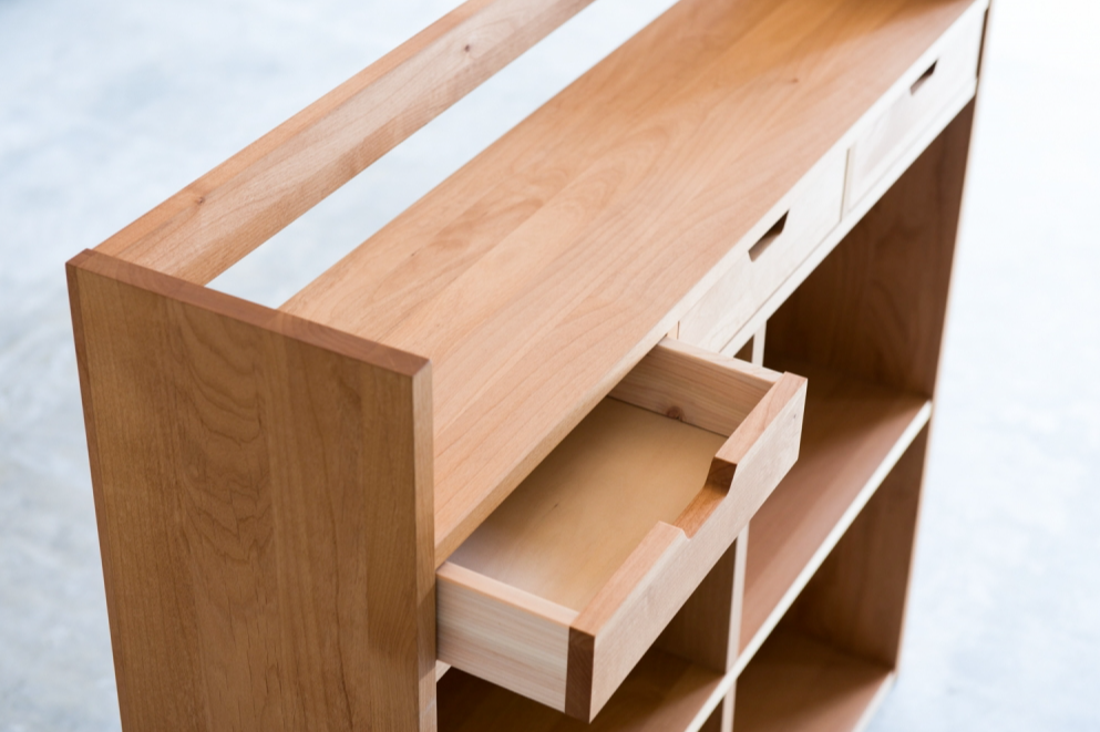 杉工場 クッカ シェルフ90 アルダー 幅90cm×奥行23.5cm×高さ74cm | Int