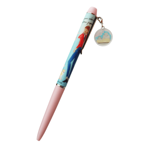 ボールペン＜桜・姫路城ジェンヌ＆ネコ＞本体ピンク