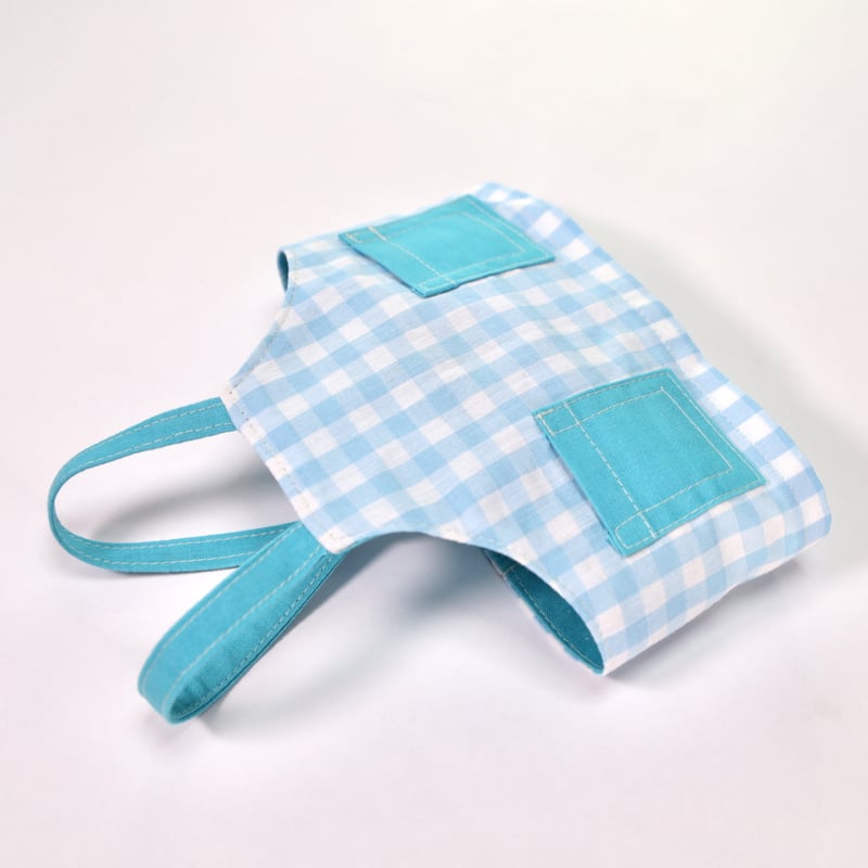 おきがえコレクション：エプロン（ブルー／イエロー） | 東京トガリストア