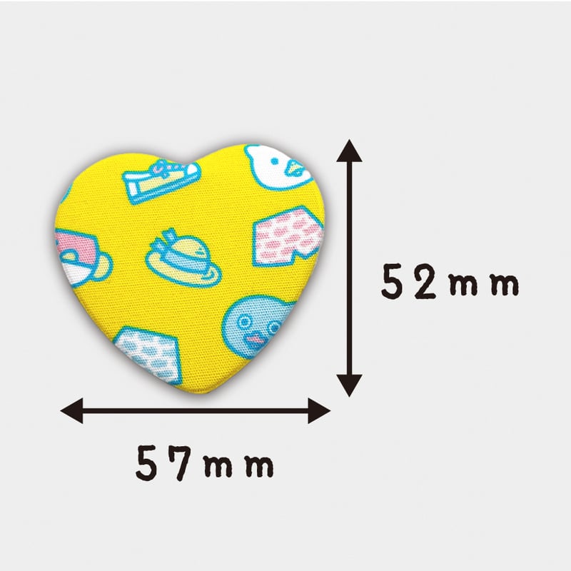 おきがえコレクション： ズボン＆ハート缶バッジセット | 東京トガリストア