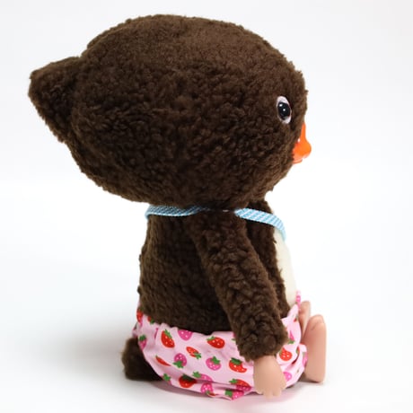 【ストア限定】リアルサイズぬいぐるみ（ノラくん／いちごズボン）丸底トート入り