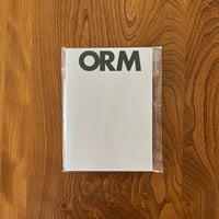 ORM MAGAZINE - ORM (ISSUE 001) ZINE+ CASSETTE