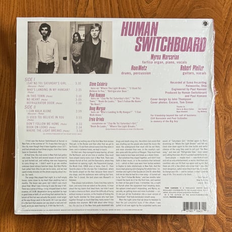 Human Switchboard-Who's Landing In My Hangar?(LP)