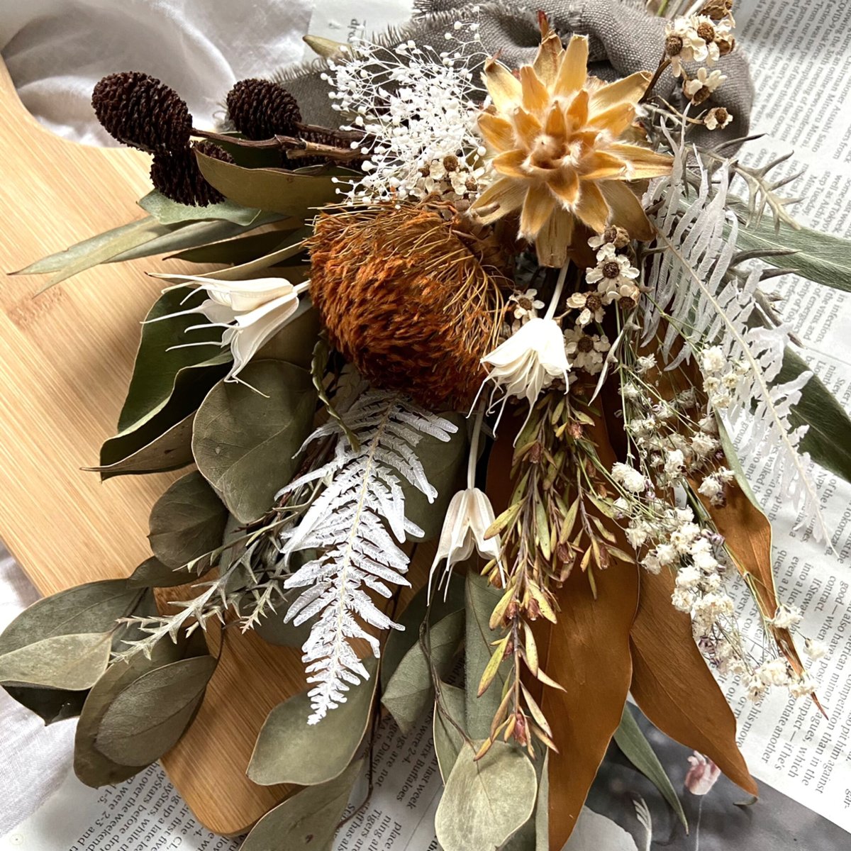 order品⸝⋆ ⸝⋆ドライアンドラとユーカリのswag | charme