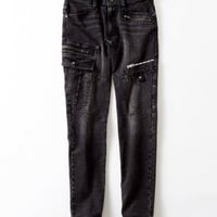 【NEW】STUD'S  S1218 スリムフィット ストレッチデニムカーゴパンツ