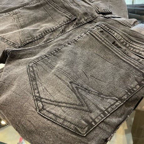 【NEW】STUD'S  S1218 スリムフィット ストレッチデニムカーゴパンツ