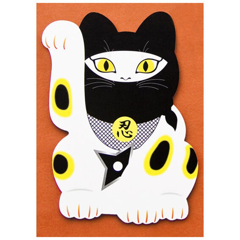 ZA016】にゃんPOS：招き猫×忍者 | muromachi