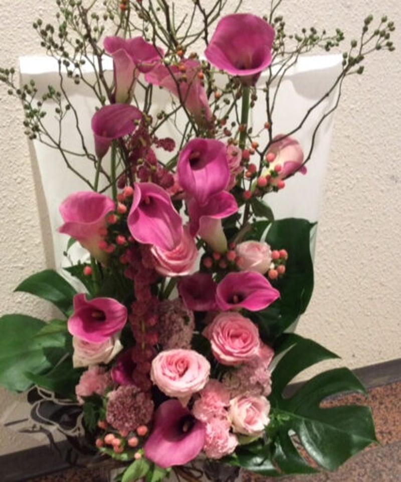 縦長アレンジメント | kyoka‐flower公式サイト