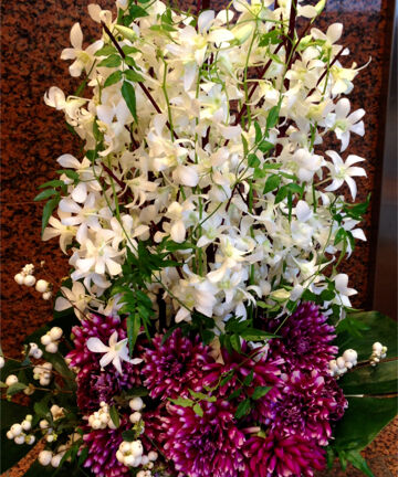 縦長アレンジメント | kyoka‐flower公式サイト