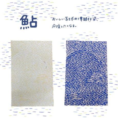 マステTシャツ_鮎_パール染色