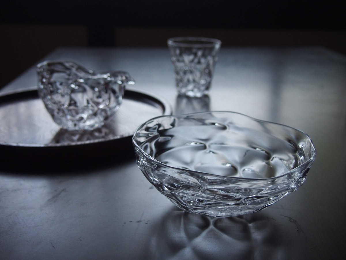 水面片口_Glass Studio Calore | なんたんよいものギフト「わざの