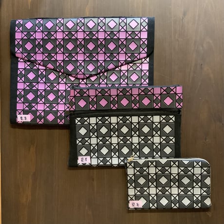 3D create bag  4面＿パール染色