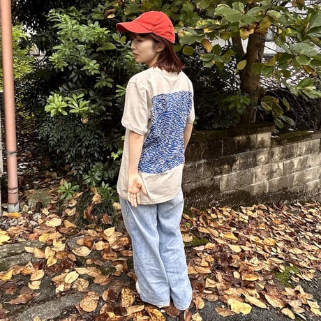 マステTシャツ_鮎_パール染色