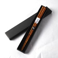 銘木八角箸_黒檀＜漆仕上げ＞_山匠